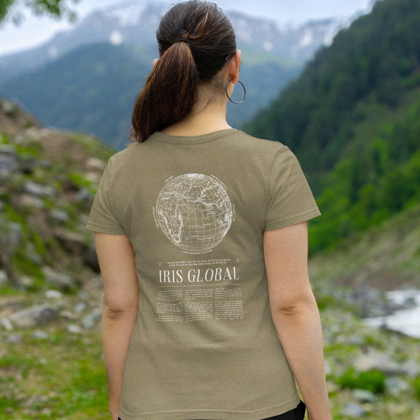 Iris Global Core Values Unisex tri-blend t-shirt