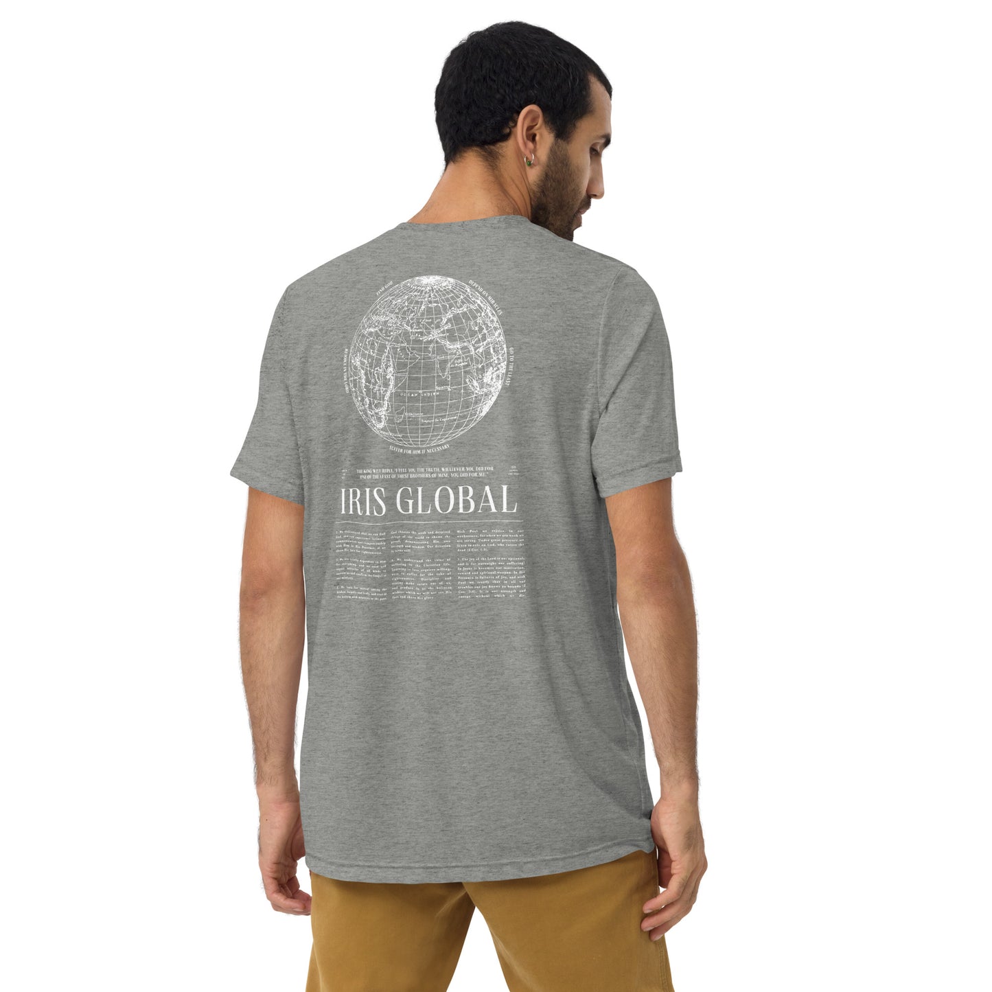 Iris Global Core Values Unisex tri-blend t-shirt