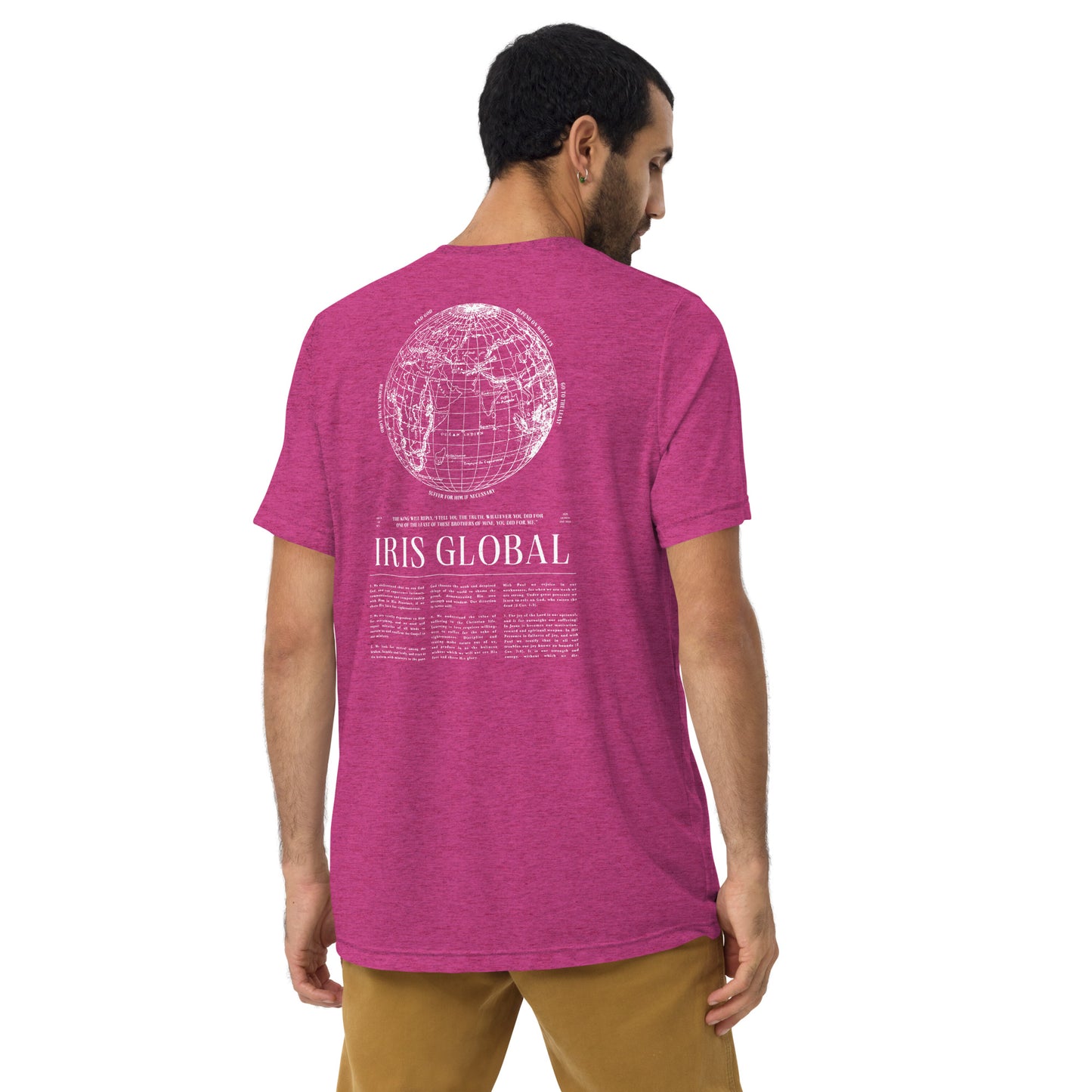 Iris Global Core Values Unisex tri-blend t-shirt