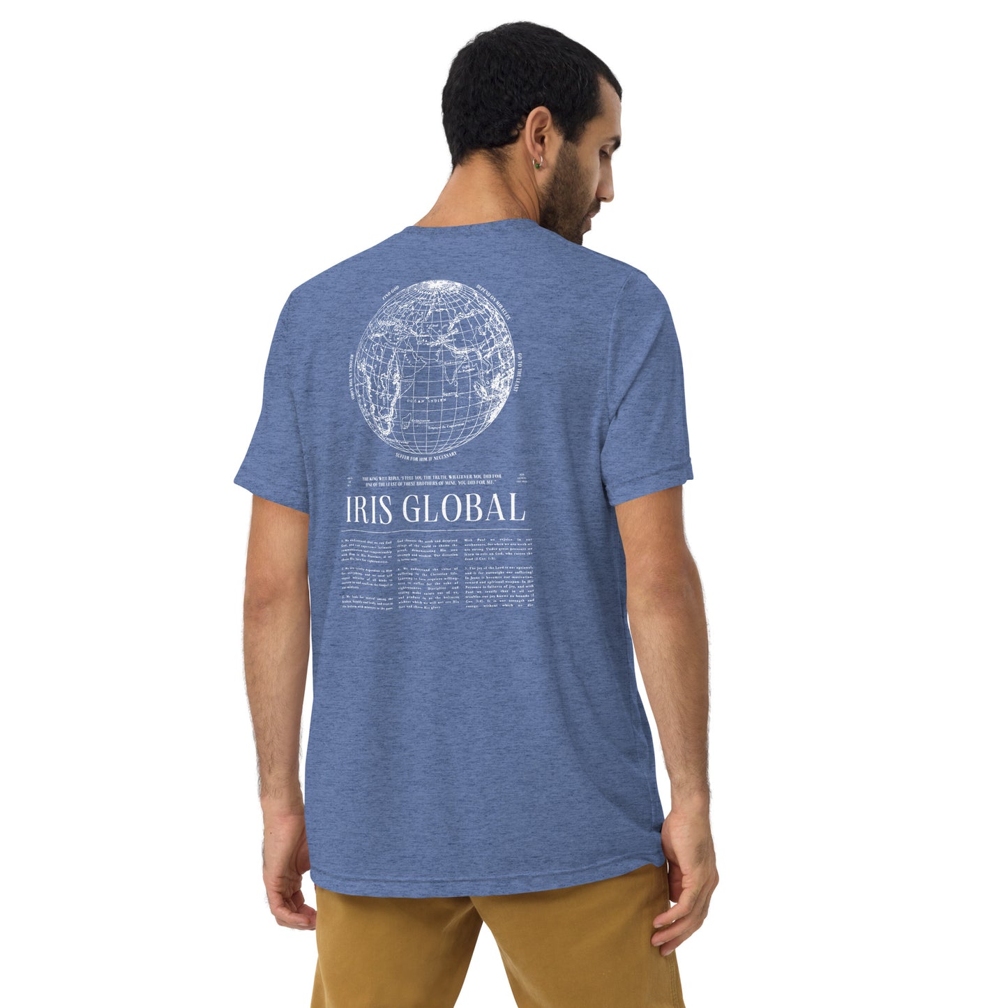 Iris Global Core Values Unisex tri-blend t-shirt