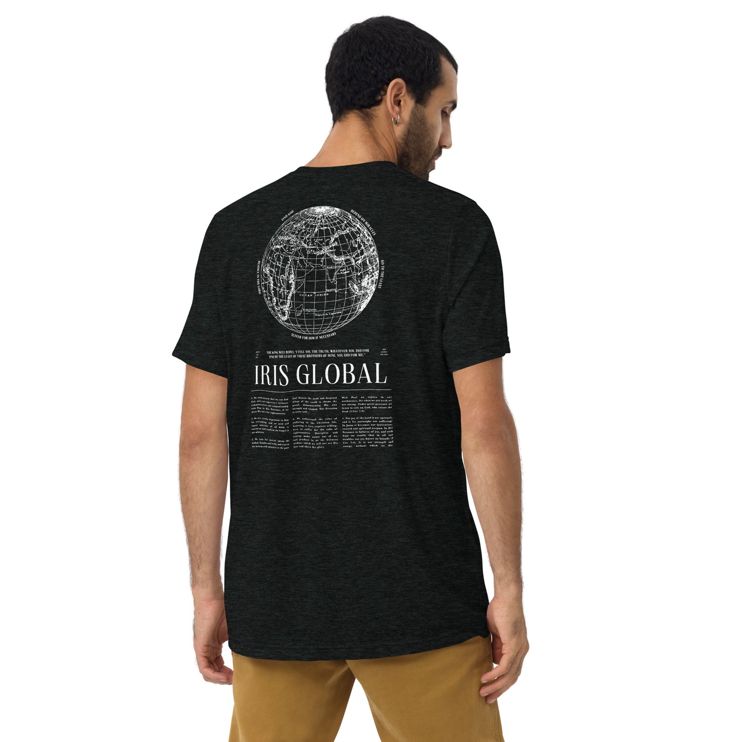 Iris Global Core Values Unisex tri-blend t-shirt