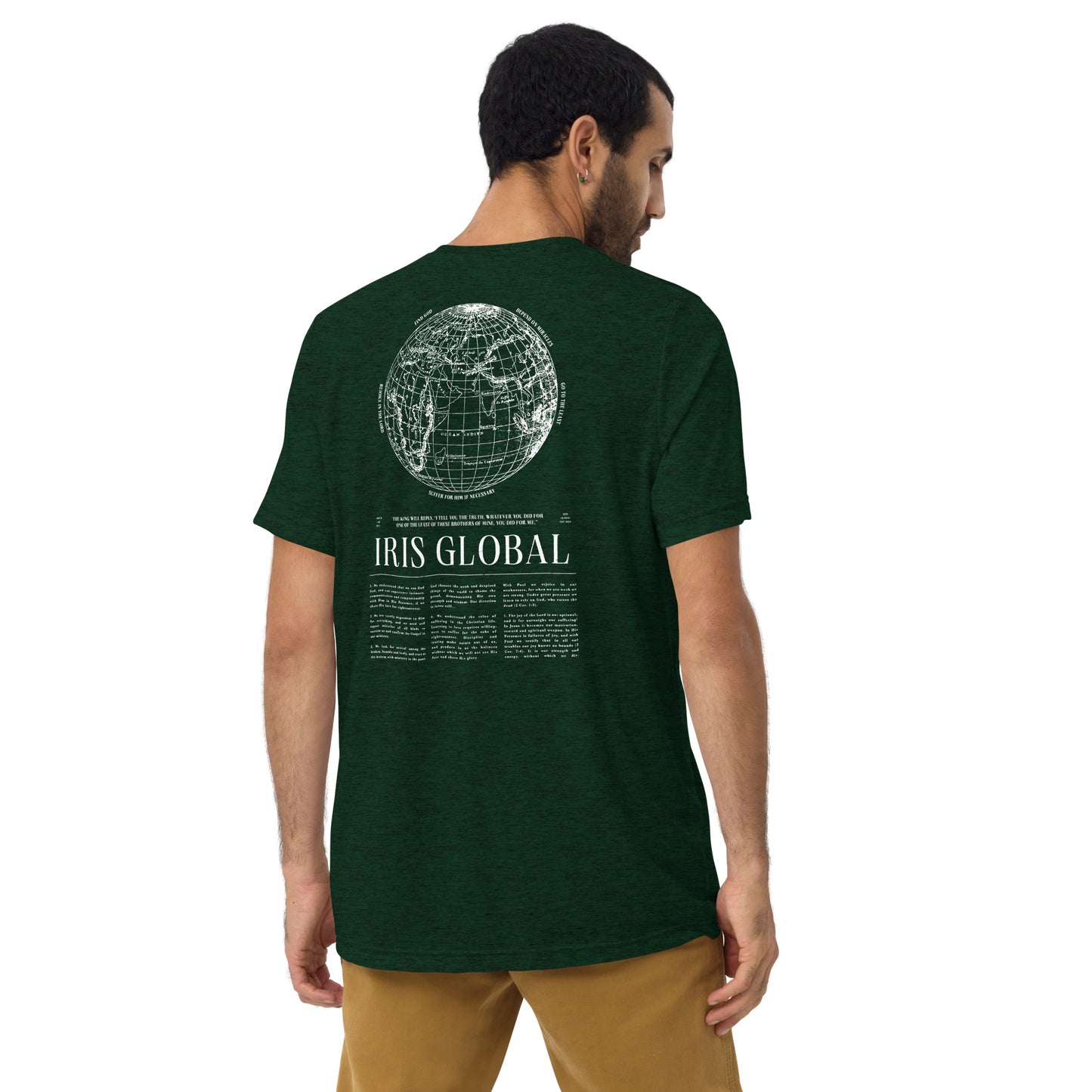 Iris Global Core Values Unisex tri-blend t-shirt
