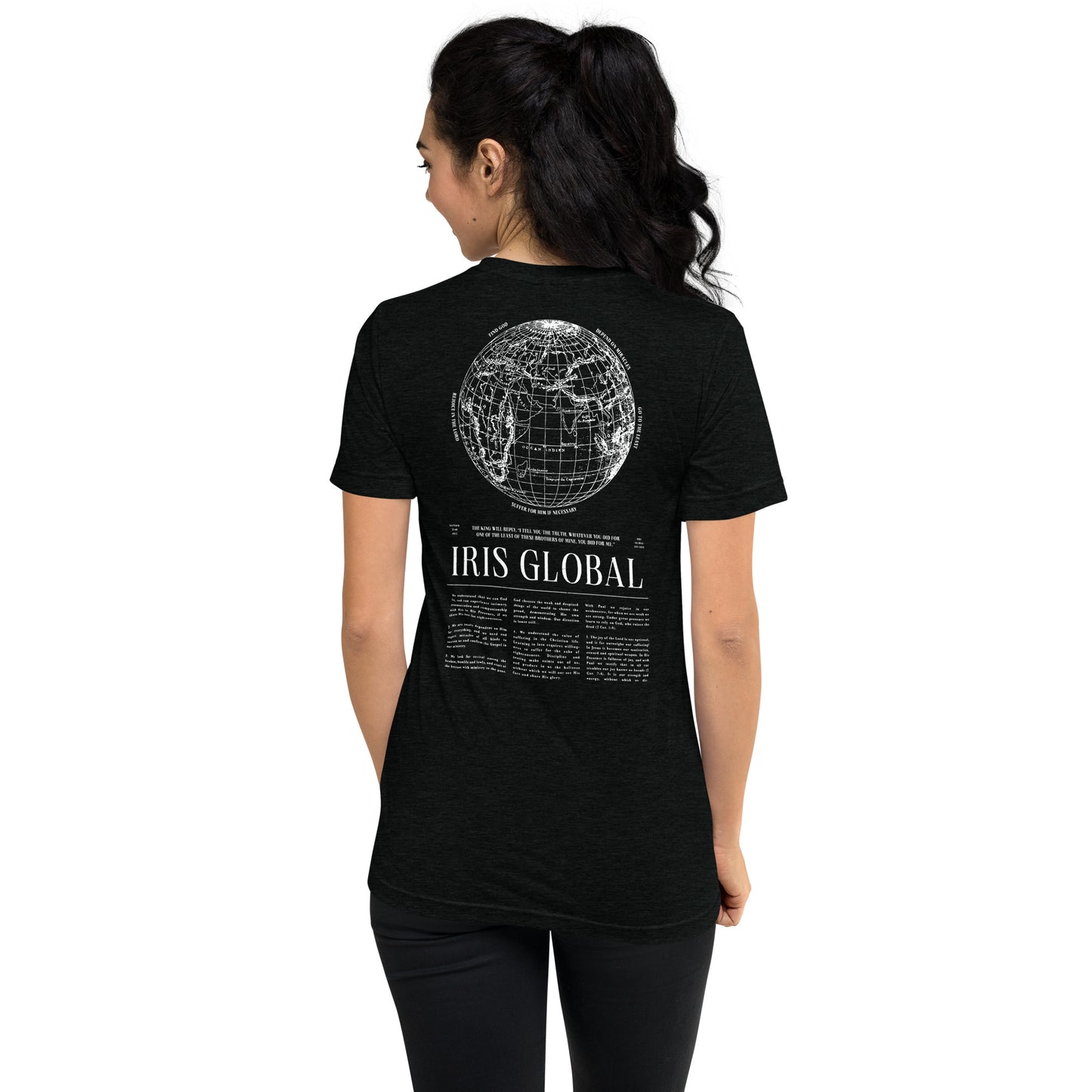 Iris Global Core Values Unisex tri-blend t-shirt