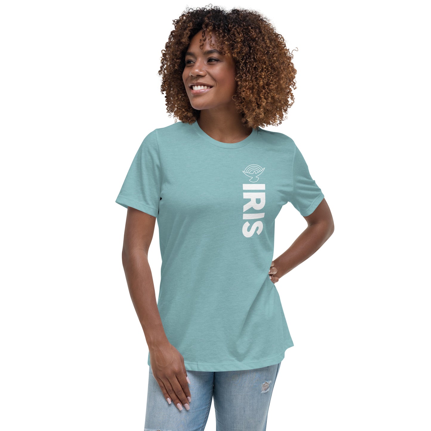 Iris logo Side-print Women’s Relaxed T-shirt